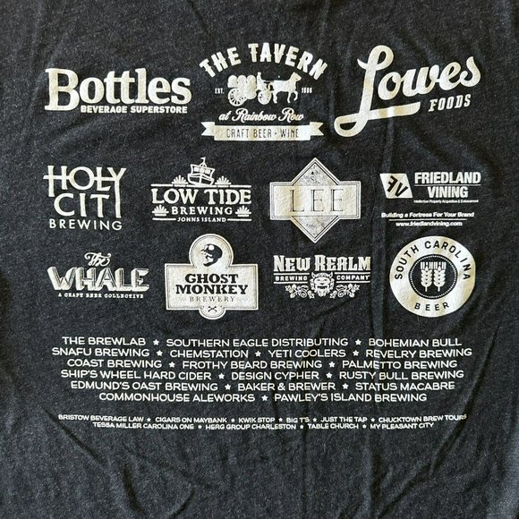 Charleston South Carolina 2021 Beer Week T Shirt Size 2 XL - Picture 2 of 2